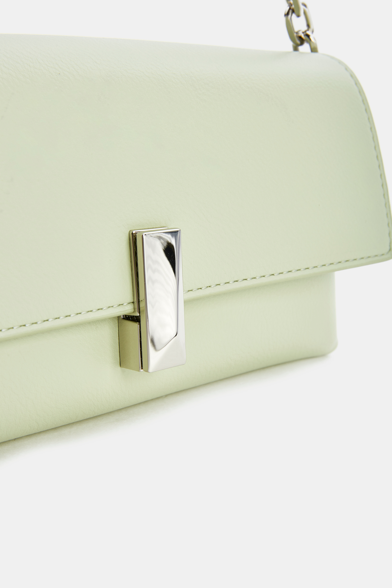 urban revivo2021新品秋季女士配件简约翻盖法棍包aw30bg3n2000 白绿