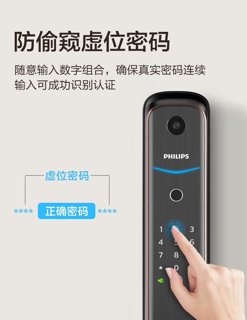 PHILIPS 飞利浦 DDL702 可视通话智能锁 图18