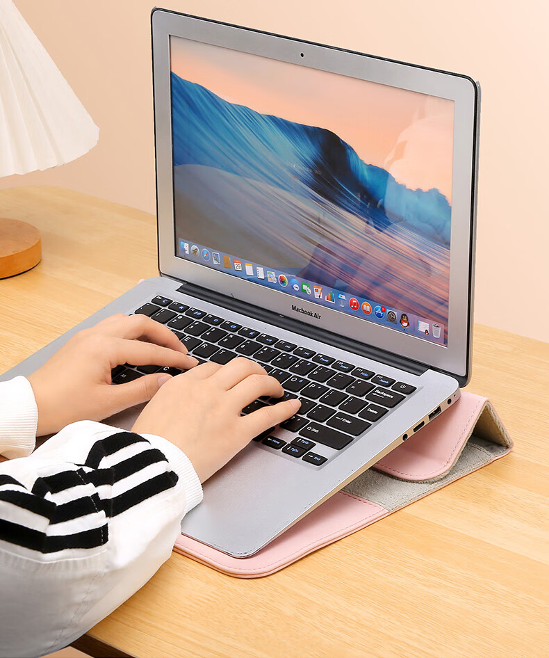 Milooky Case for 13/13.6/14-Inch Laptops, Multifunctional Portable Protective Cover with Stand for Women's Laptops 1