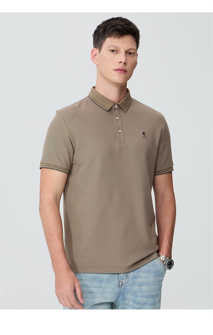 DANCING WOLVES POLO Shirt for Men, Summer Cool-Feeling Collared Short-Sleeve T-Shirt, Antibacterial And Anti-Mite, Suitable for Commuting, Skin-Friendly, Versatile Top for Me 16