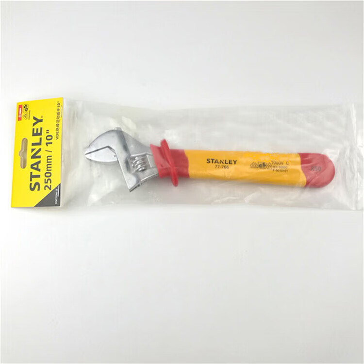 STANLEY VDE 1000V High Voltage Insulated Adjustable Wrench 8 Inch STMT77765-23 1