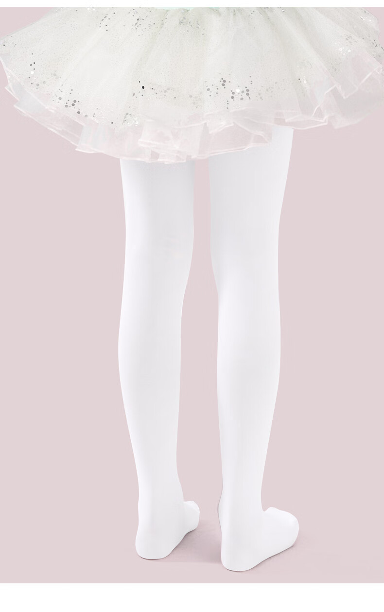 Barbie Children's Tights Girls Dance Socks Spring and Autumn Thin White Stockings Girls Leggings Practice Dance Base Socks 11