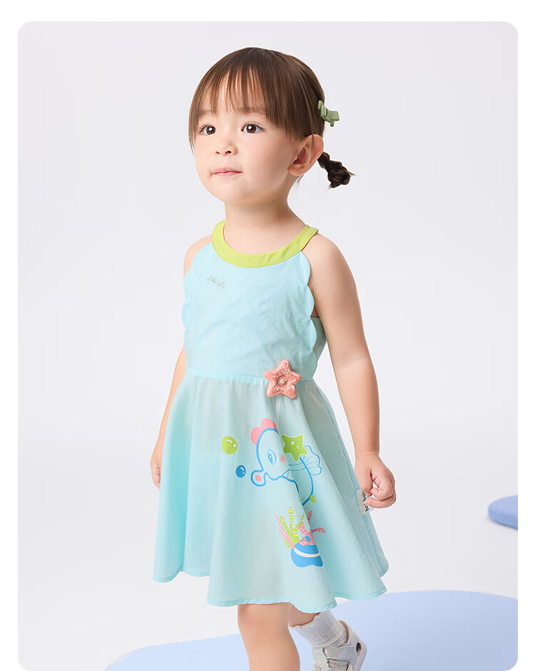 Balabala Kids Dress Girls Summer Princess Dress Fashionable Sweet Baby Dress Mall Same Style 13