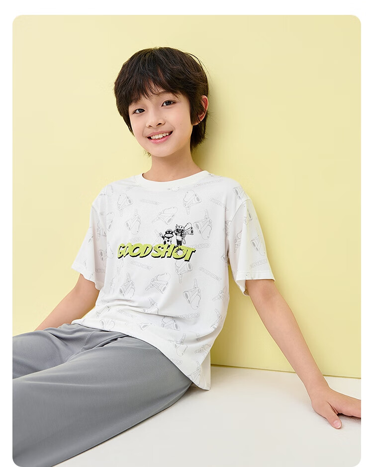 Balabala Summer Pajama Set Air Conditioning Clothes Boys Homewear [Designer SICO Mall Same Style] 206225171105 22