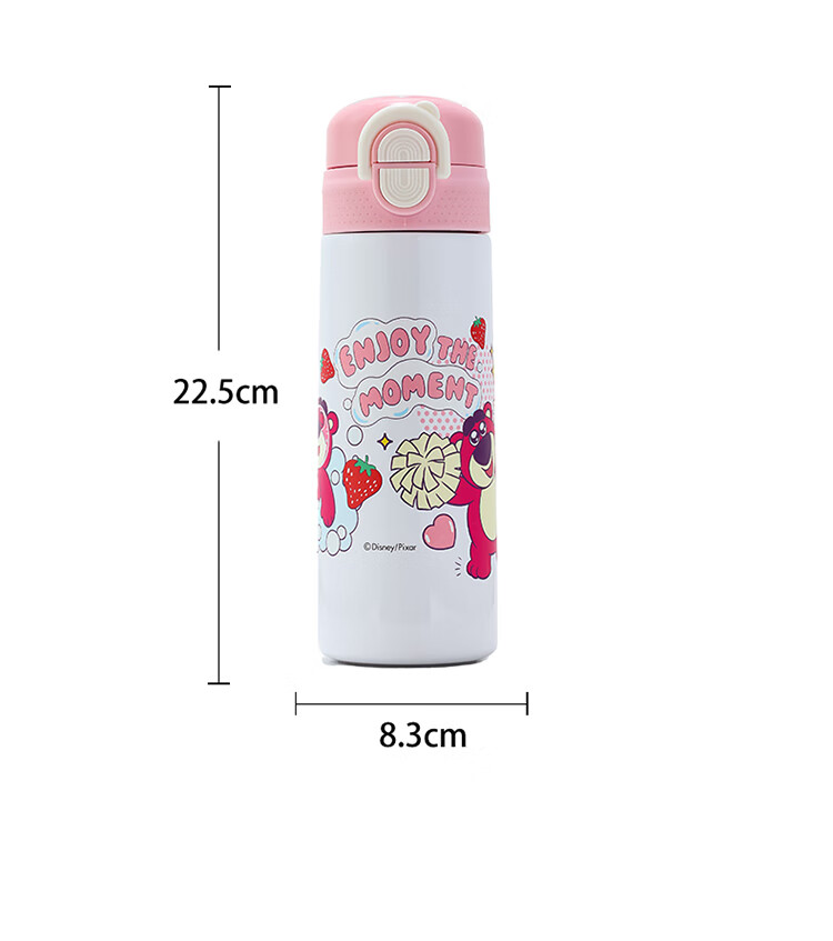 Disney Kids Insulated Water Bottle Primary School Student Dual-Use Straw Cup Portable Mickey Mouse 2