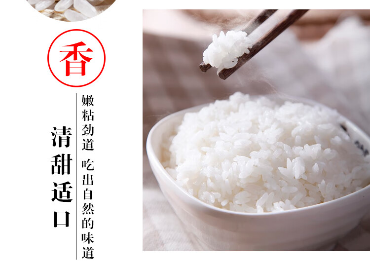 三人行 正宗金奖长粒香 非转基因东北大米鲜磨新米 五常北延寿香米长