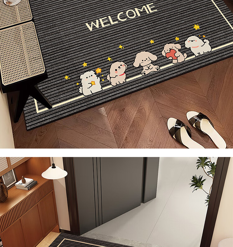 Bodisi Entrance Door Mat, Customizable Water-Absorbent Non-Slip Floor Mat for Entryway and Bathroom, 120x80CM 16