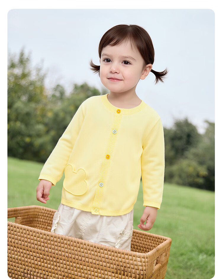Balabala Kids Sweater Children's Knitwear Boys Girls 2026 New Spring Autumn Soft Skin-friendly Cardigan Pullover 13