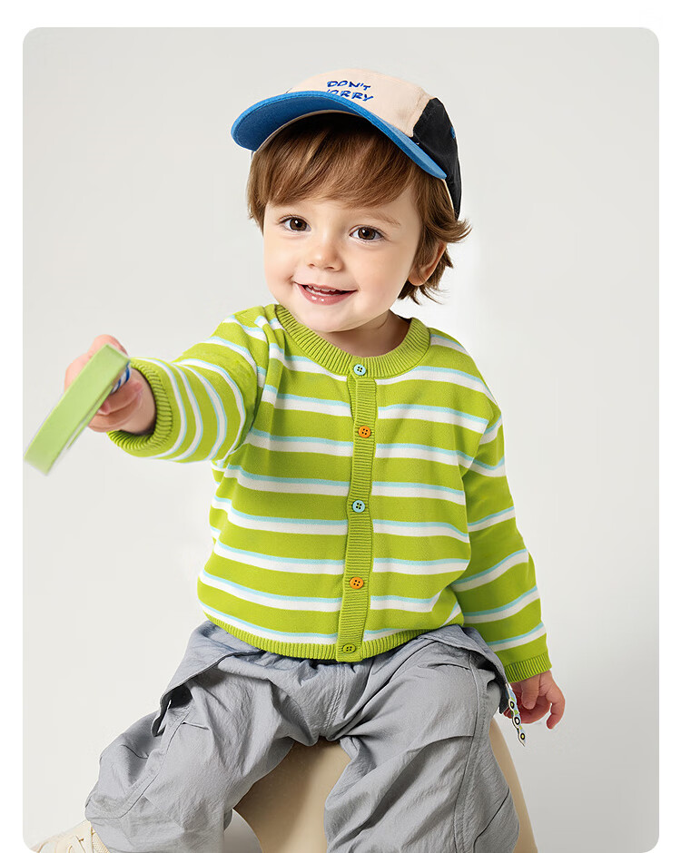 Balabala Kids Sweater Children's Knitwear Boys Girls 2026 New Spring Autumn Soft Skin-friendly Cardigan Pullover 15