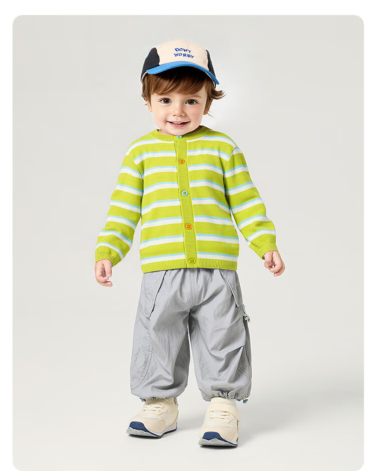 Balabala Kids Sweater Children's Knitwear Boys Girls 2026 New Spring Autumn Soft Skin-friendly Cardigan Pullover 16