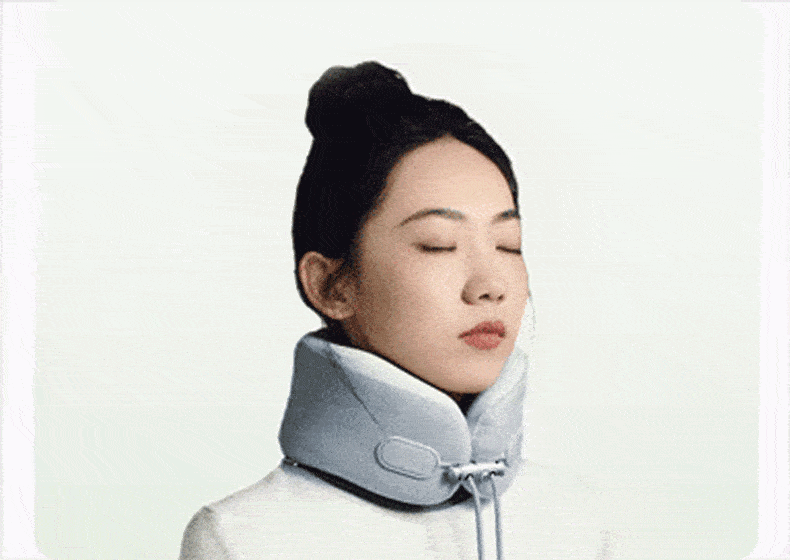 CEENIU Long-Distance Travel U-Shaped Neck Support Pillow Portable Foldable U-Shape Headrest Neck Pillow for Airplane and High-Speed Train 15
