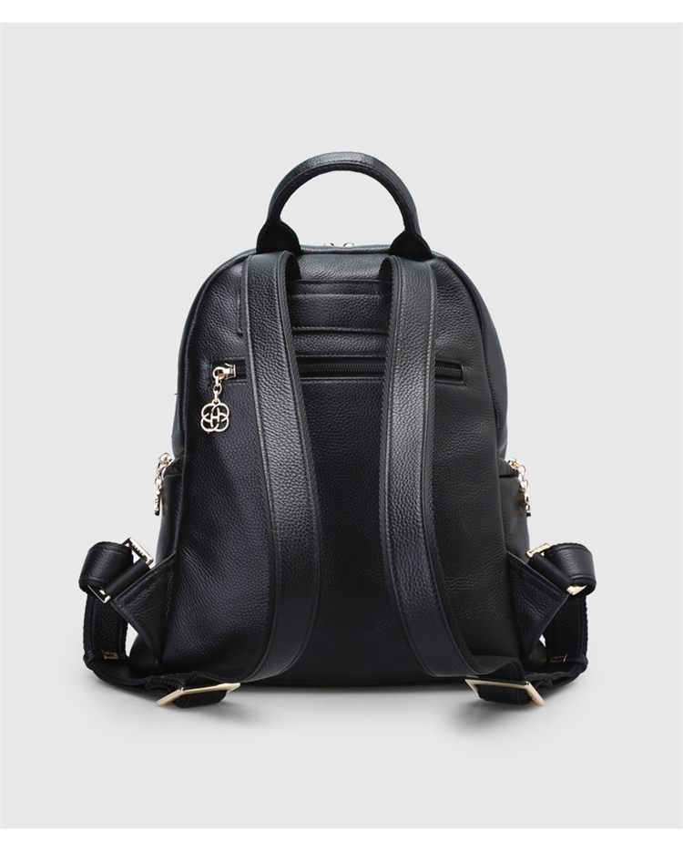 HONGU Women's Handbag Backpack, Simple And Stylish Top-Grain Leather Travel Casual Bag, Birthday Gift for Girlfriend 6