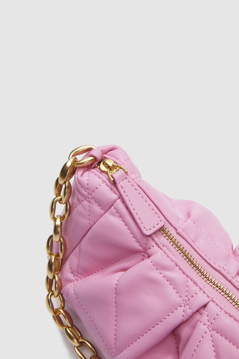 urbanrevivo2022春季新品女士配件甜美柔软饺子包aw12bb2n2009冷粉色