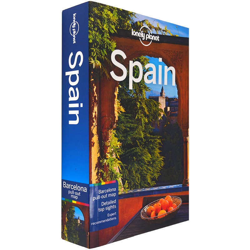 包邮现货英文原版孤独星球西班牙lonely planet spain第十二版背包客