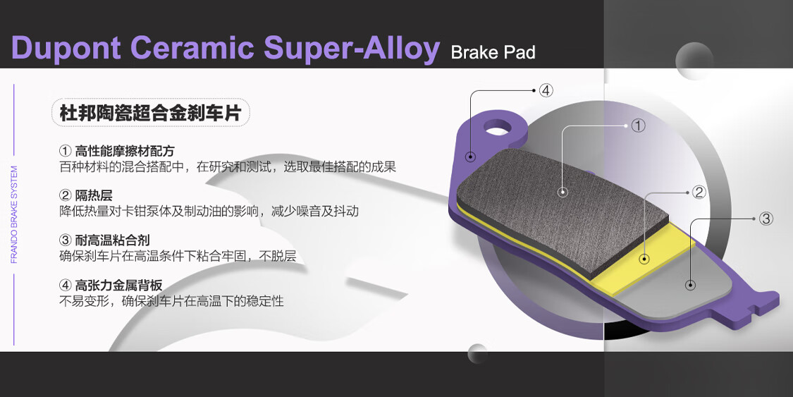 FRANDO BRAKE·SYSTEM官方旗舰店 京东