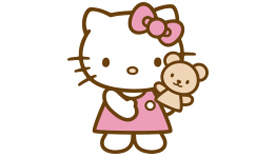 Hellokitty博雅休闲随饮杯350ML学生安全无毒无味水杯KT-3640玫红