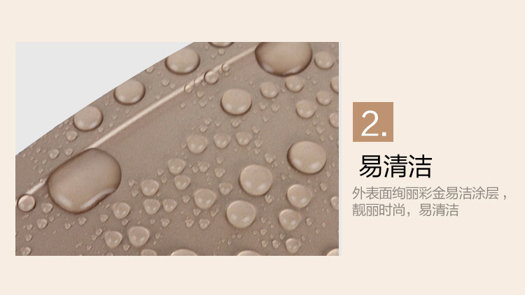 三禾（sanho）炒锅 彩金系列30cm香槟金色炒锅CLF3006-3 可立盖不粘锅无油烟燃气电磁炉通用
