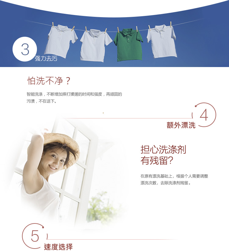 
                                        海尔（Haier） XQG60-BS1086AM 6公斤 变频滚筒洗衣机 3年质保                