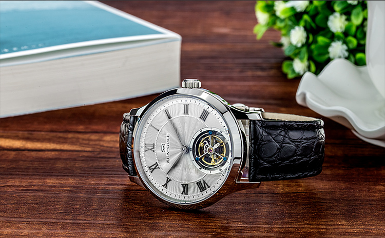 海鸥(seagull)手表 60周年纪念版陀飞轮手动机械男表818.660