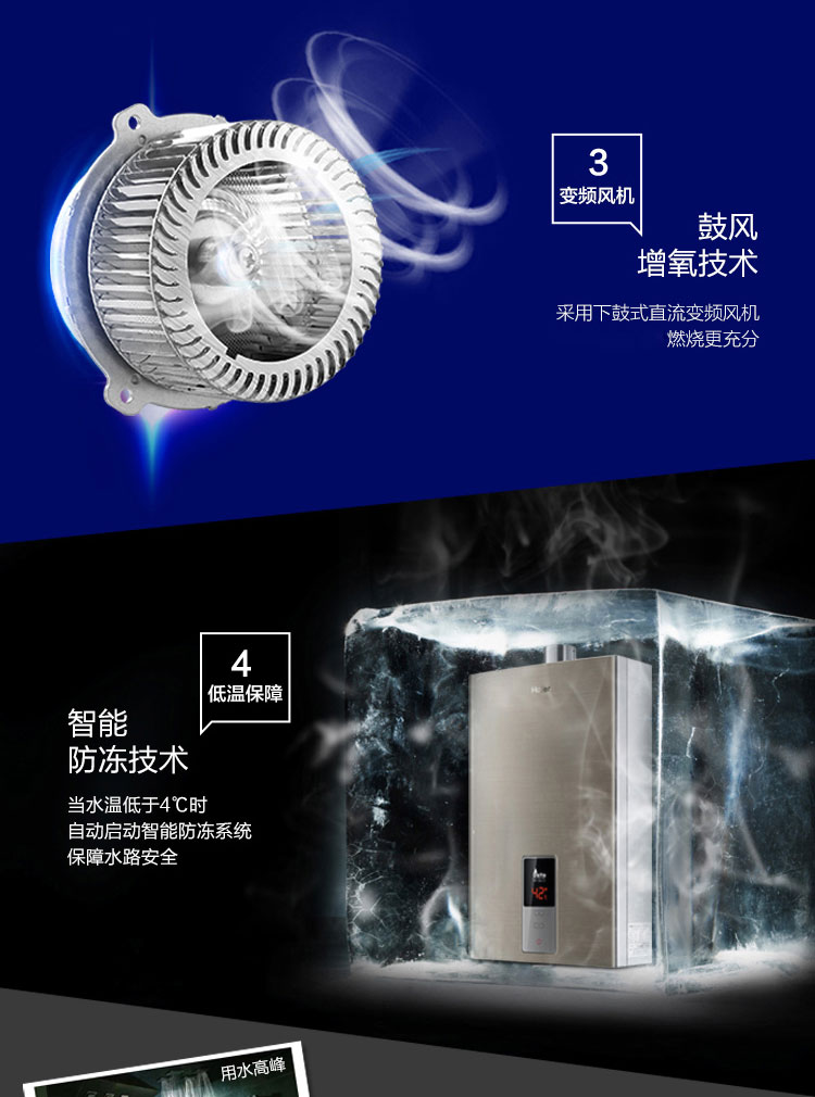 
                                                            海尔（Haier）12升燃气热水器 智能精控恒温 省气节能安全防护 专利蓝火焰JSQ24-A2(12T)天然气                