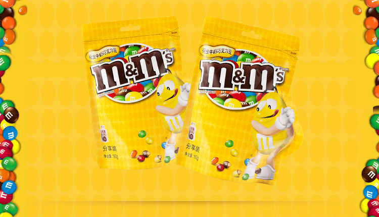 【mms160g】m&ms彩豆分享装花生牛奶巧克力豆160g【行情 报价 价格