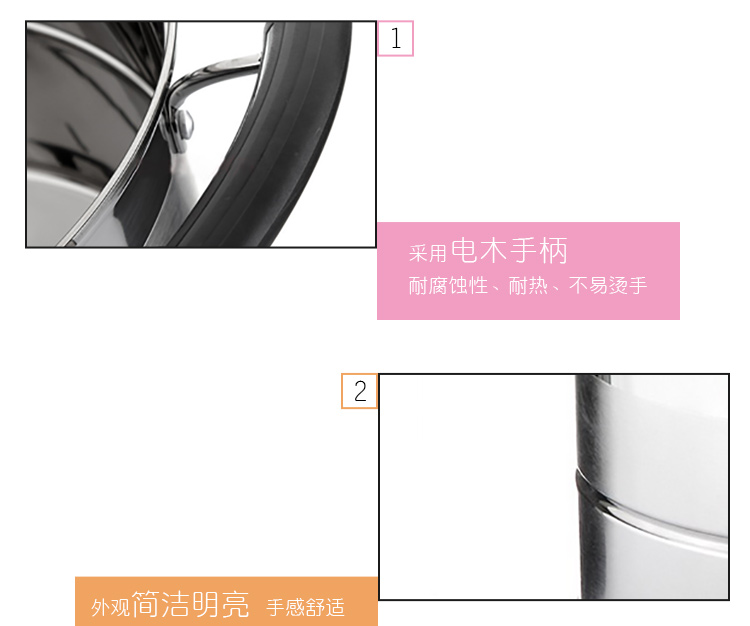 劳特斯（LAOTESI） 立厨单层蒸锅 26CM韩式不锈钢 LTS/119-D2