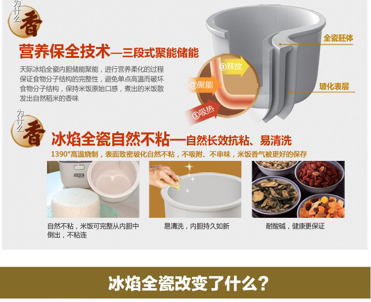 天际(TONZE)FD40FA电饭煲电饭煲4L