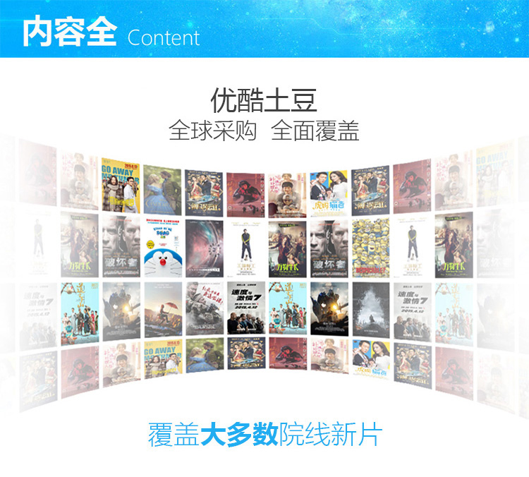 优酷（youku）YK-K1 网络电视机顶盒旗舰版 超强硬件配置 优酷土豆海量精彩内容 4K 3D专享