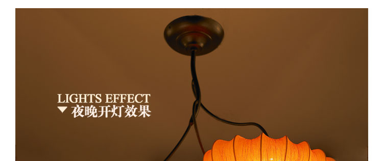 比月照明 现代中式灯具新古典海洋布艺客厅餐厅装饰酒吧吊灯3339 白色50cm 52cm