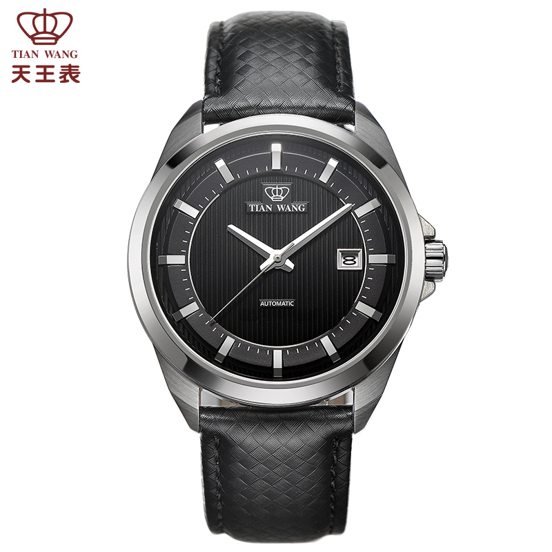 天王机械男表