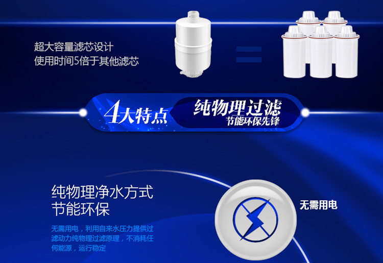 飞利浦（PHILIPS） WP5813 台上式可直饮 净水器