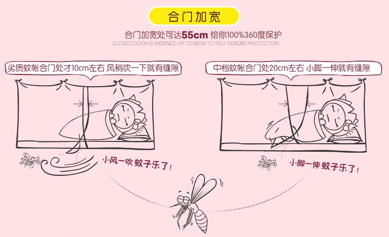 ISSZ子母上下铺高低特加密老式方顶上下床双层单人床寝室必备防尘顶宿舍用学生蚊帐上铺下铺 第三代防蚊层白色115 适用于1.0床宽