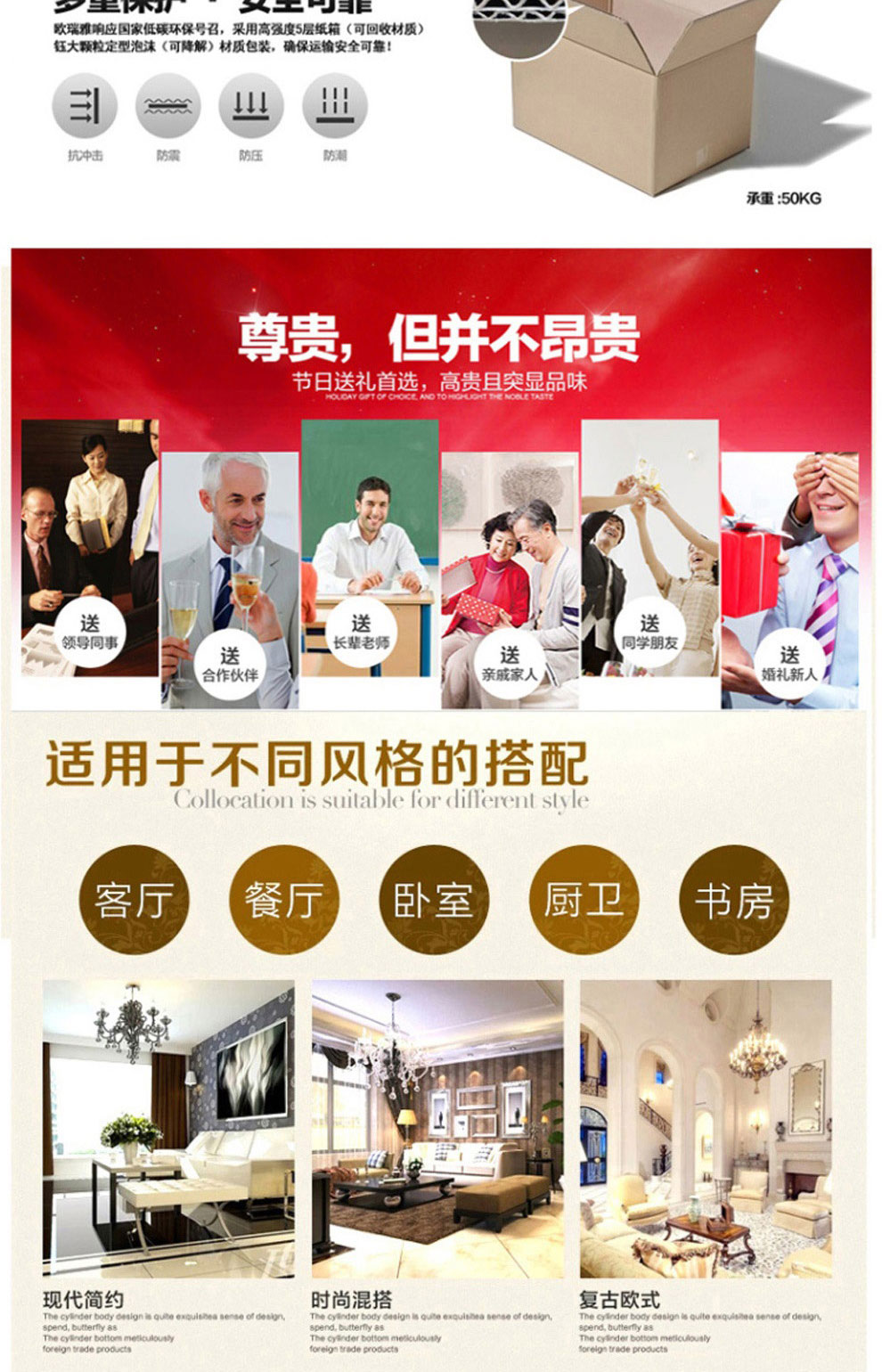 欧瑞雅(RY)陶瓷大象摆件欧式客厅电视柜酒柜书房家居装饰摆件工艺品结婚礼物可爱一家三口