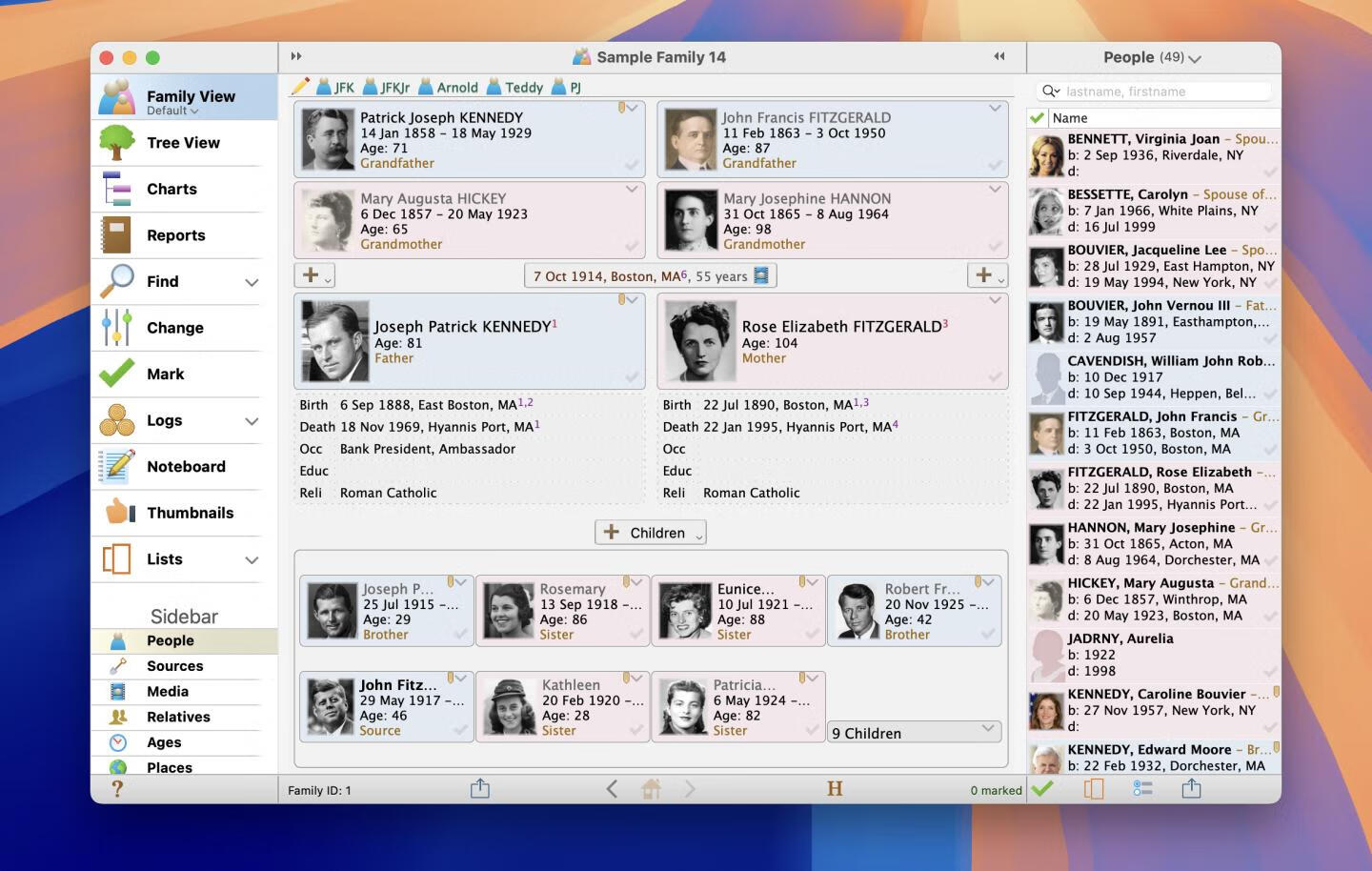 Leister Productions Reunion for mac v14.0.241014 激活版 家谱记录软件