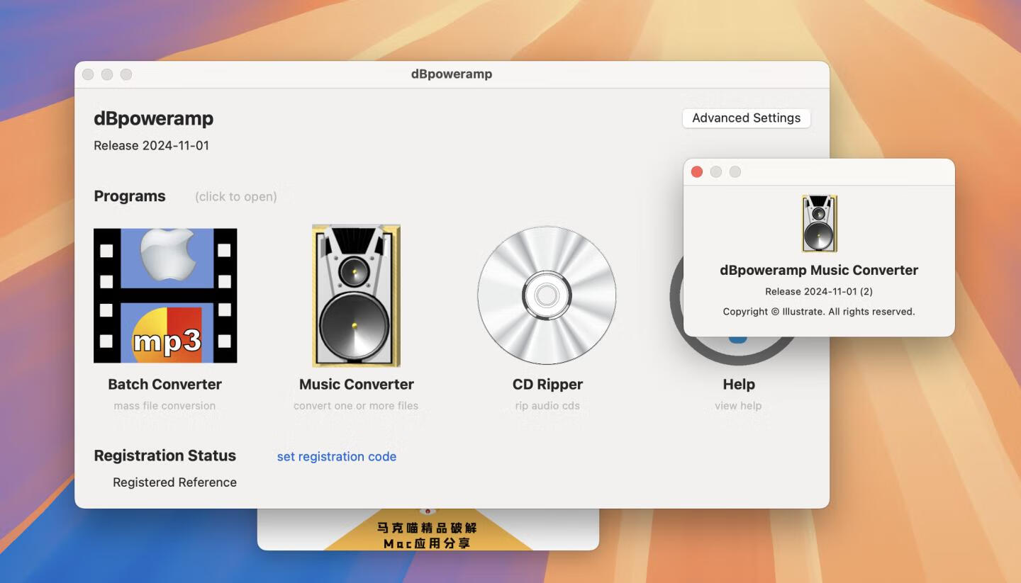 dBpoweramp Music Converter for Mac vR2024.11.01直装版 音频格式转换器