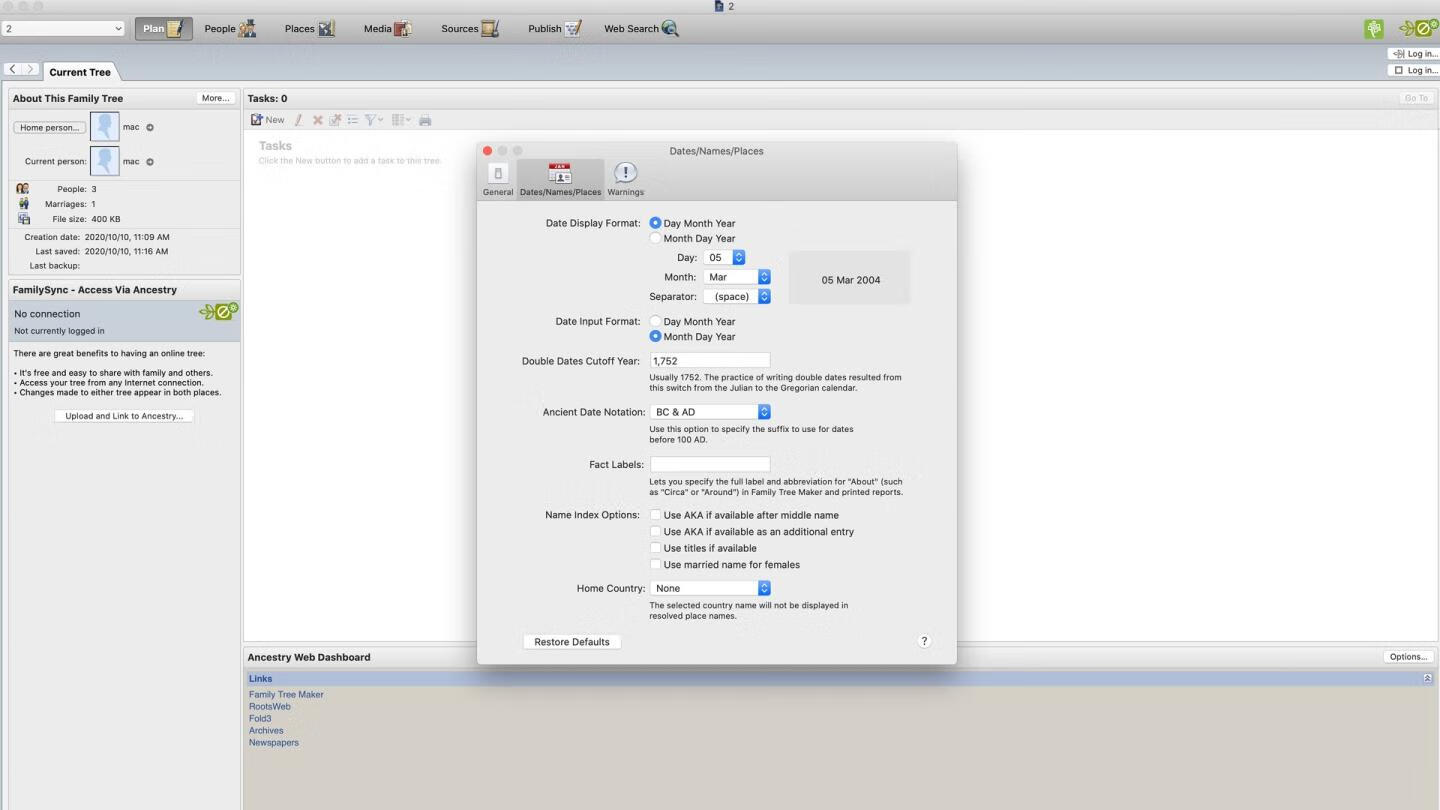 Family Tree Maker 2019 for Mac v24.2.2.560激活版 族谱家谱制作软件