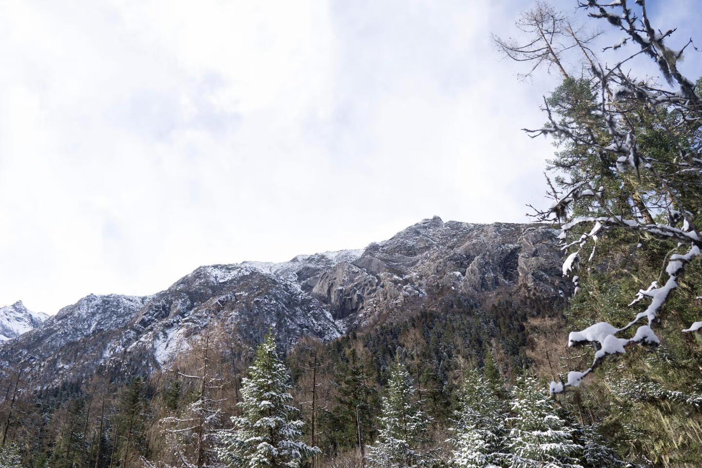 第一次拍雪山