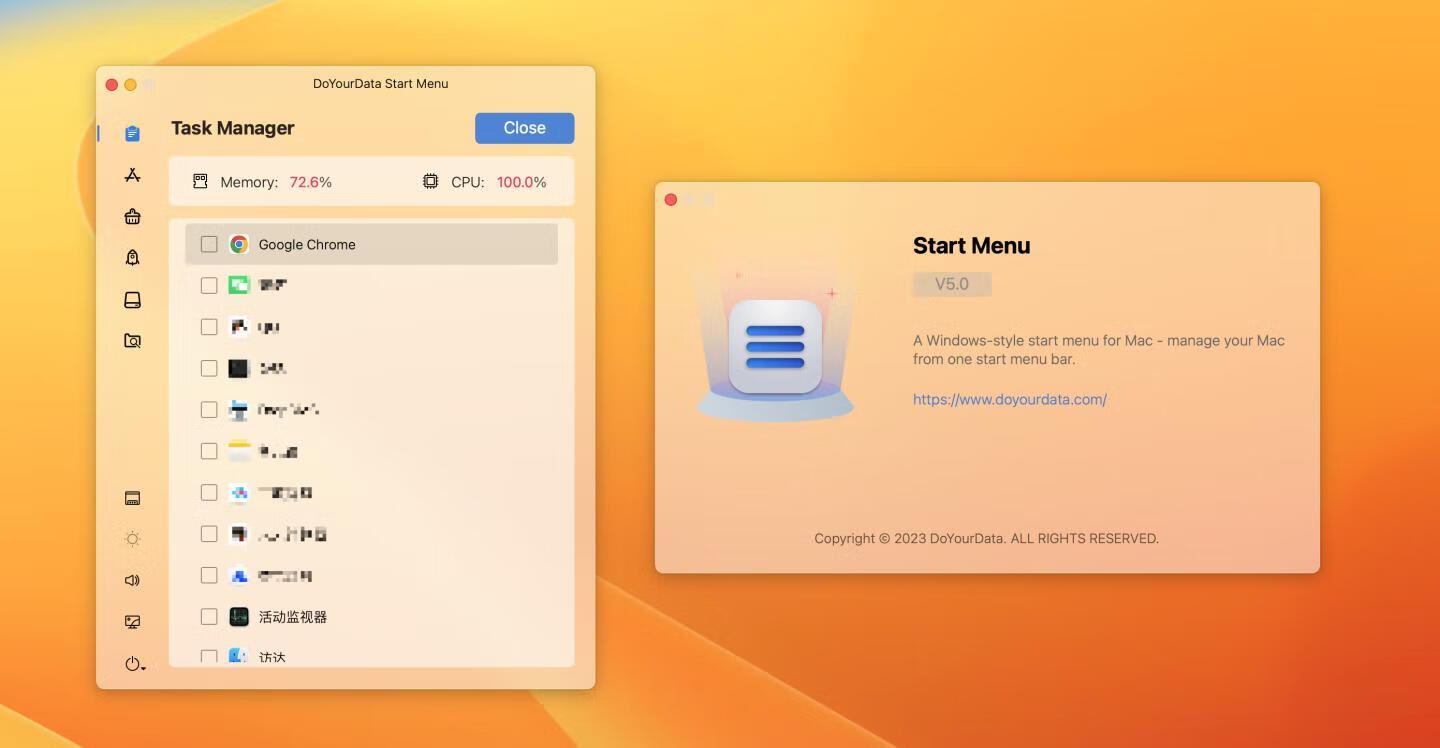 DoYourData Start Menu for Mac v5.0激活版 创建Windows样式的菜单栏