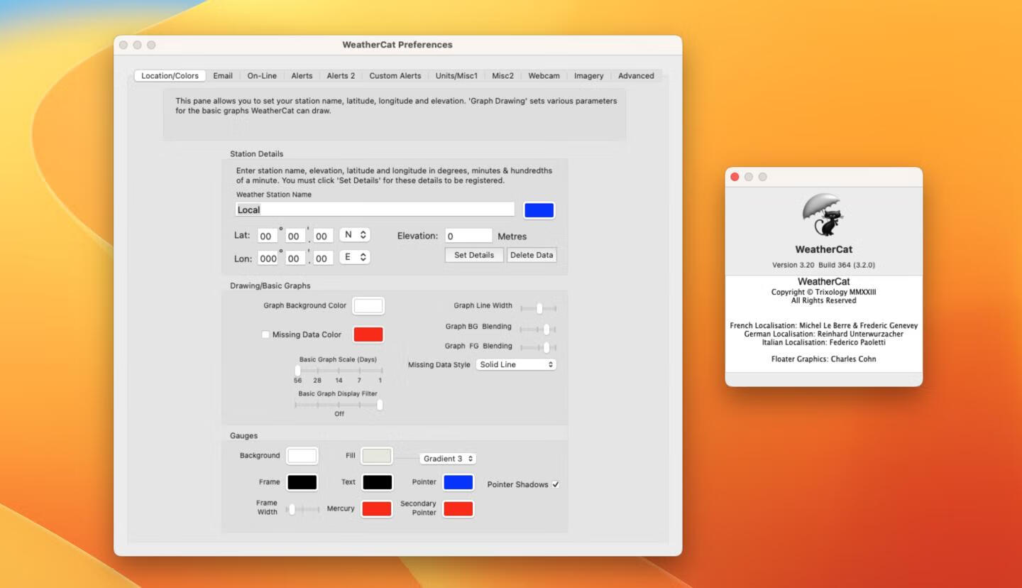 WeatherCat for Mac v3.2.0激活版 天气猫