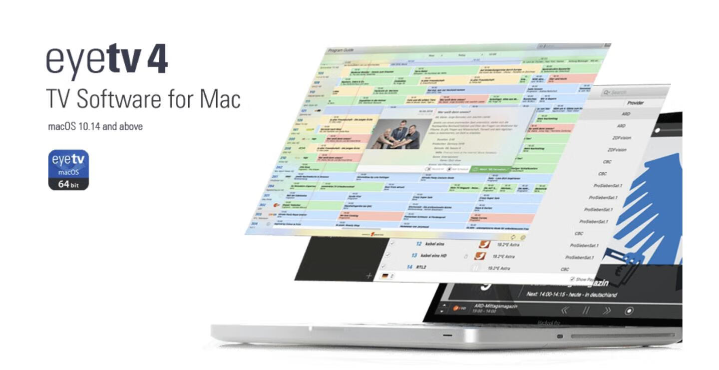 EyeTV for mac v4.0.0(8532)注册激活版 网络电视客户端