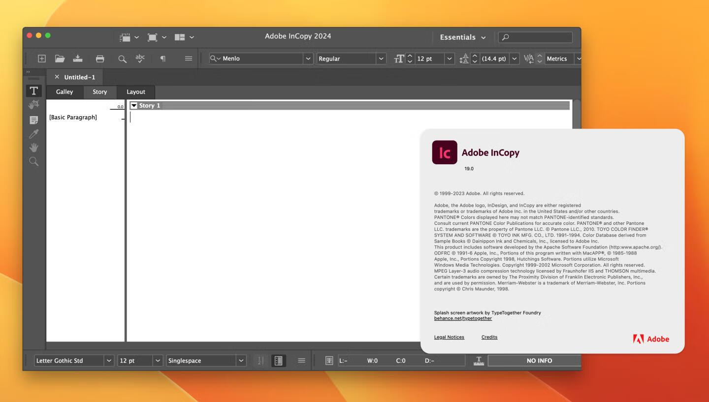 Adobe InCopy 2024 for Mac v19.0.0.151 英文激活版 intel/M通用 (Ic 2024)