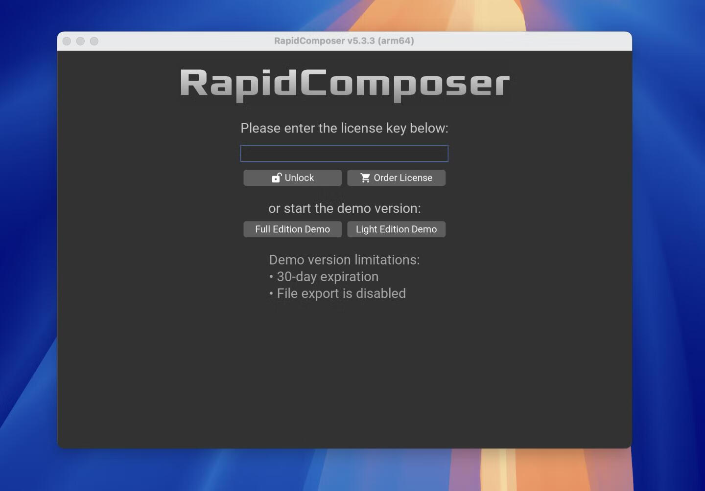 RapidComposerV5 for mac v5.3.3注册激活版 音乐原型制作软件