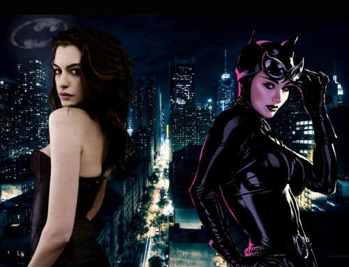 黑暗骑士 黎明升起 安海瑟威饰演猫女令人期待的黑色紧身衣 C社