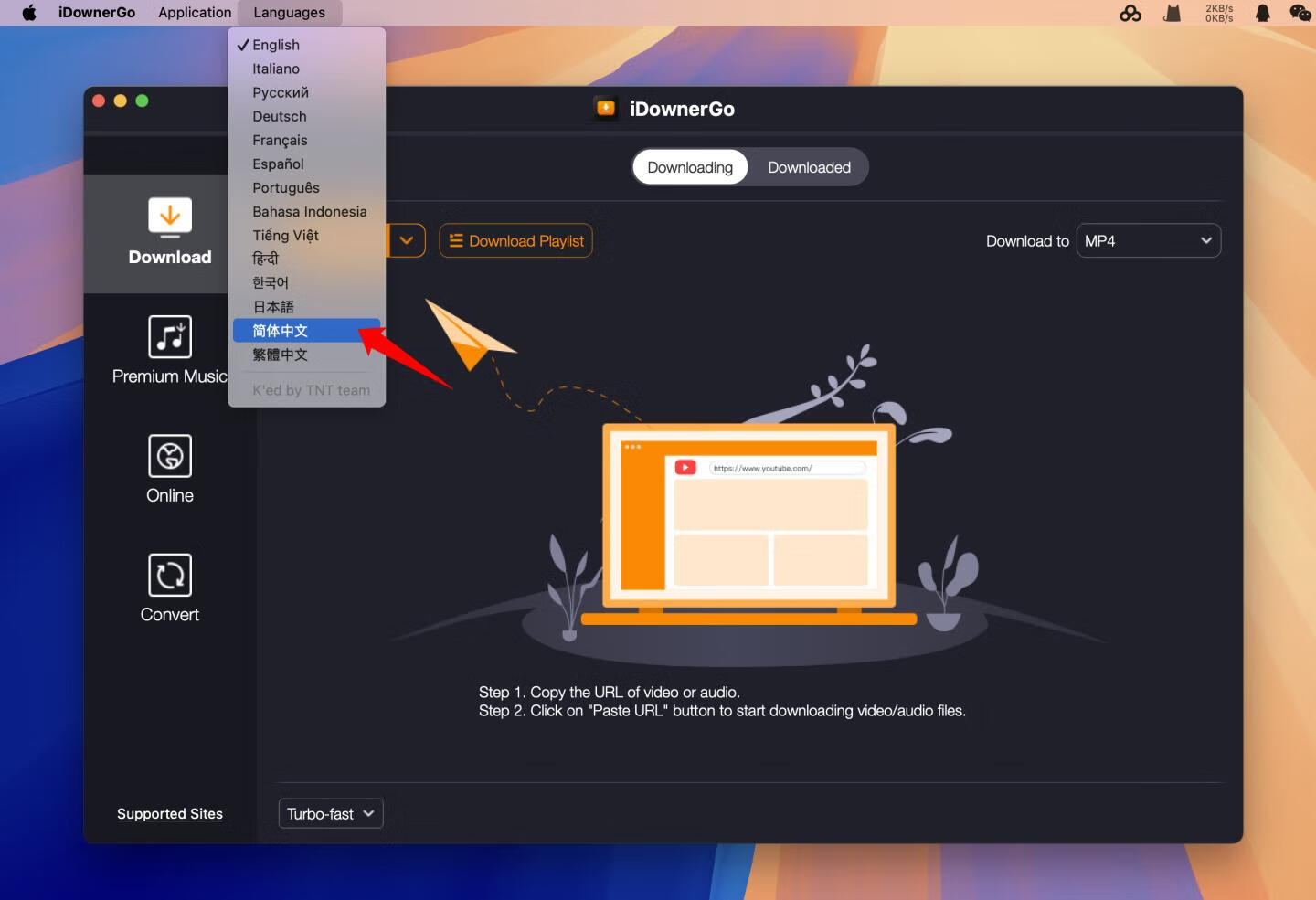 iDownerGo for Mac v9.1.2 直装版 强大的视频下载工具