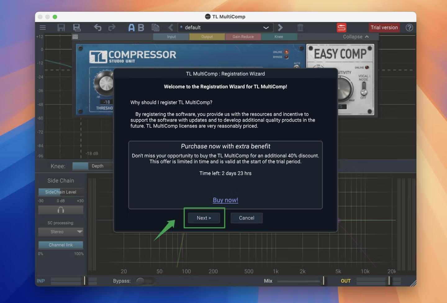 ToneLib TL MultiComp for Mac v2.0.1 注册码激活版 多段压缩器