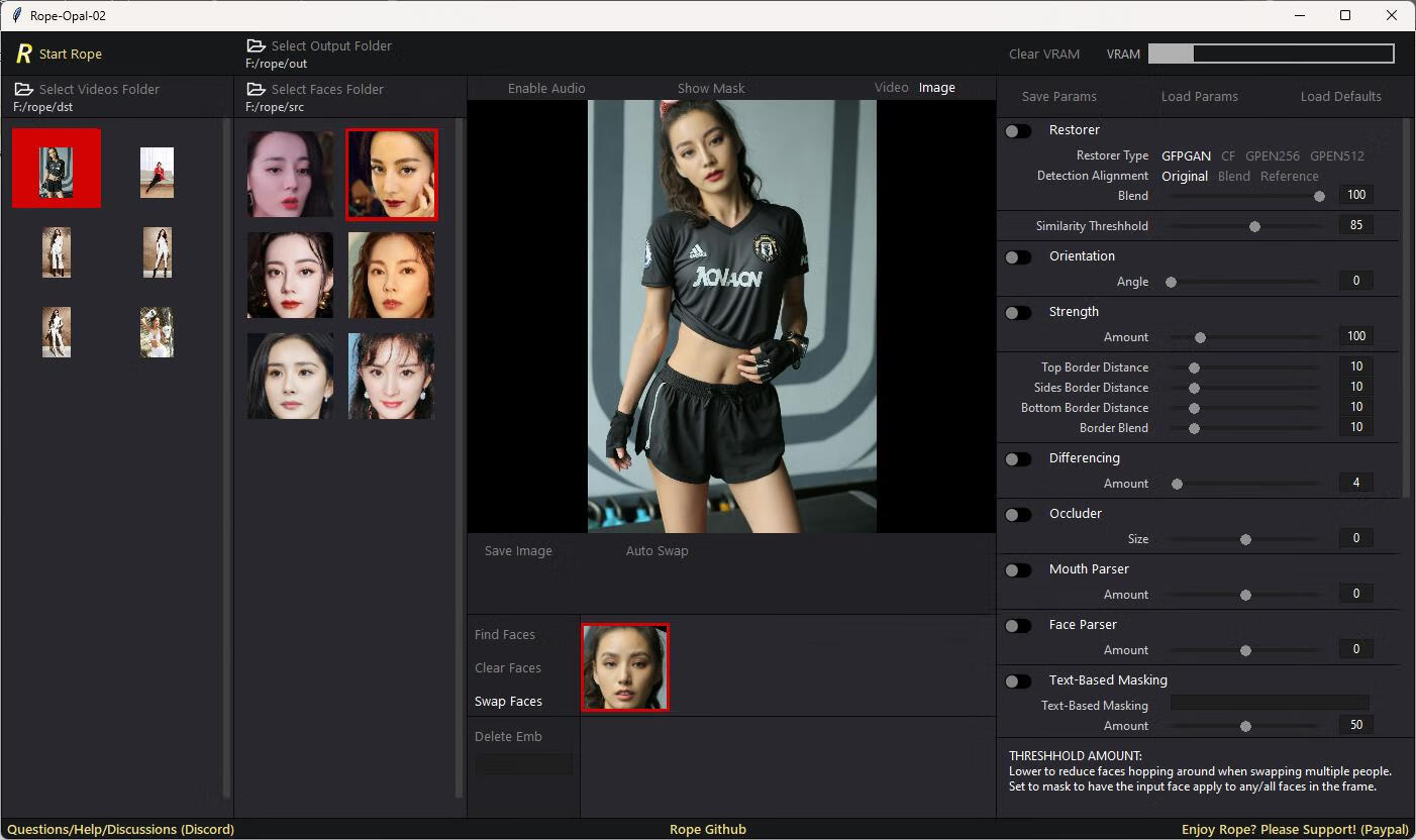 Rope-Opal黄金版一张图片换脸换视频-无需训练模型（辛苦费下载）-逃课猫Deepfacelab|AI智能研究站