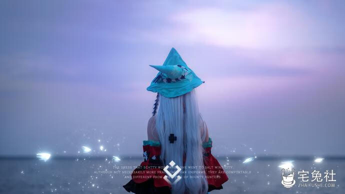 面饼仙儿 cosplay作品 浊心斯卡蒂 (1) 宅兔社.jpg