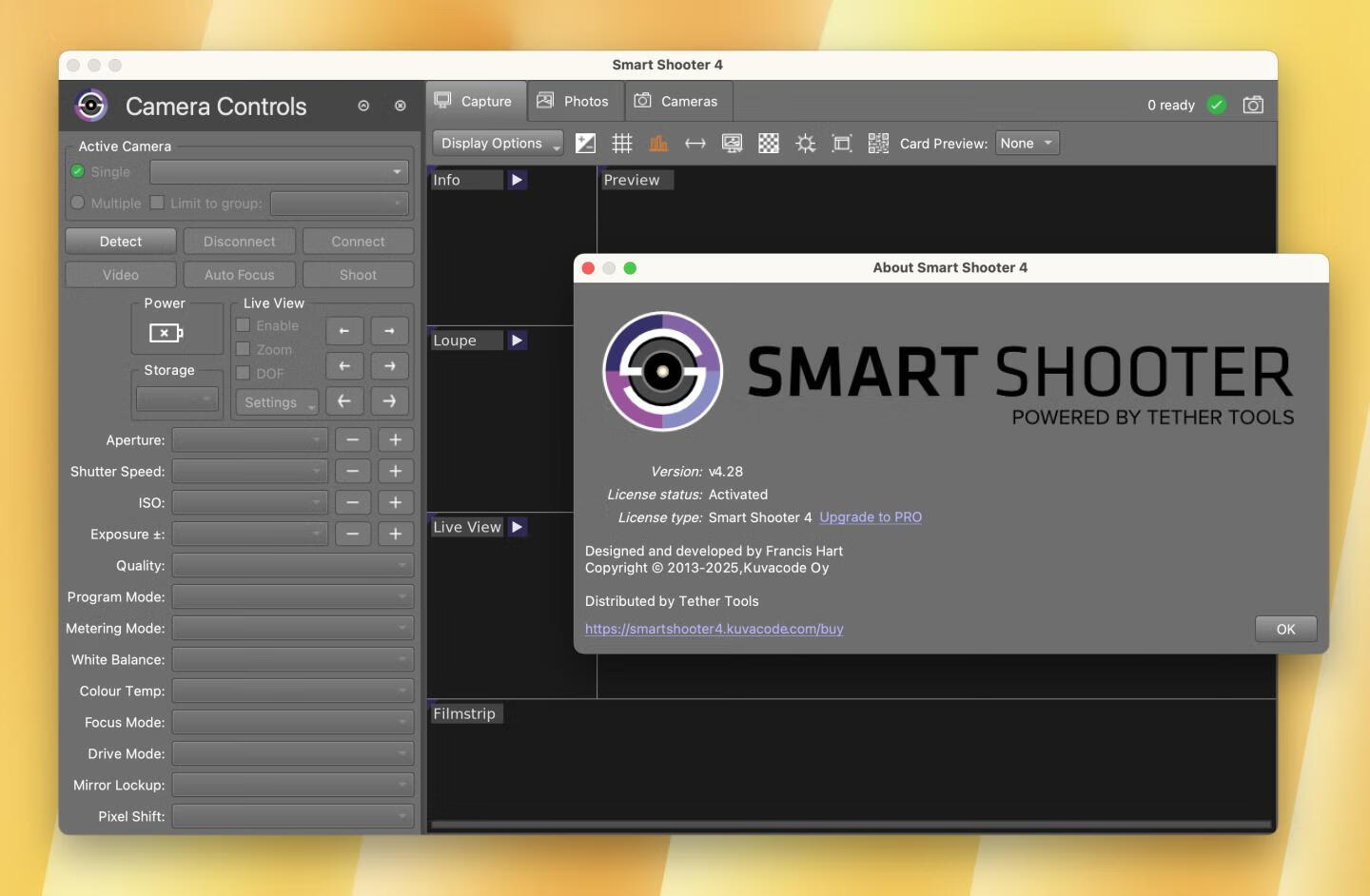 Smart Shooter 4 for Mac v4.28免激活版 相机控制软件
