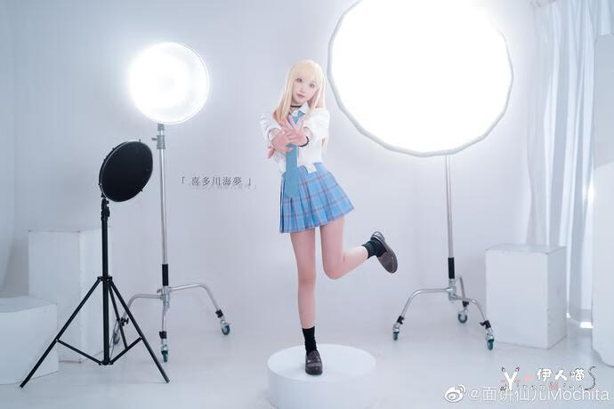 「COSPALY」更衣人偶坠入爱河喜多川海梦-12P @面饼仙儿Mochita