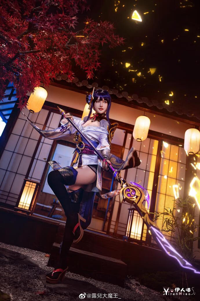 「COSPALY」原神雷电将军-18P @露兒大魔王